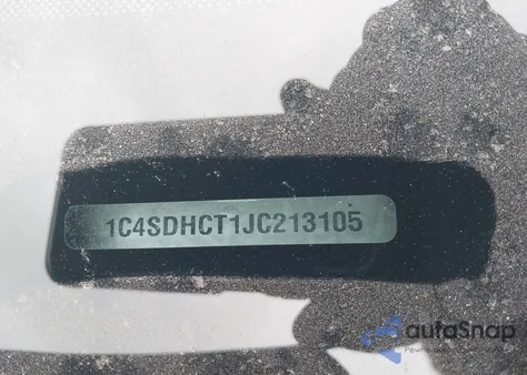 2018 Dodge Durango R/T Rwd z USA, uszkodzony, nr VIN 1C4SDHCT1JC213105